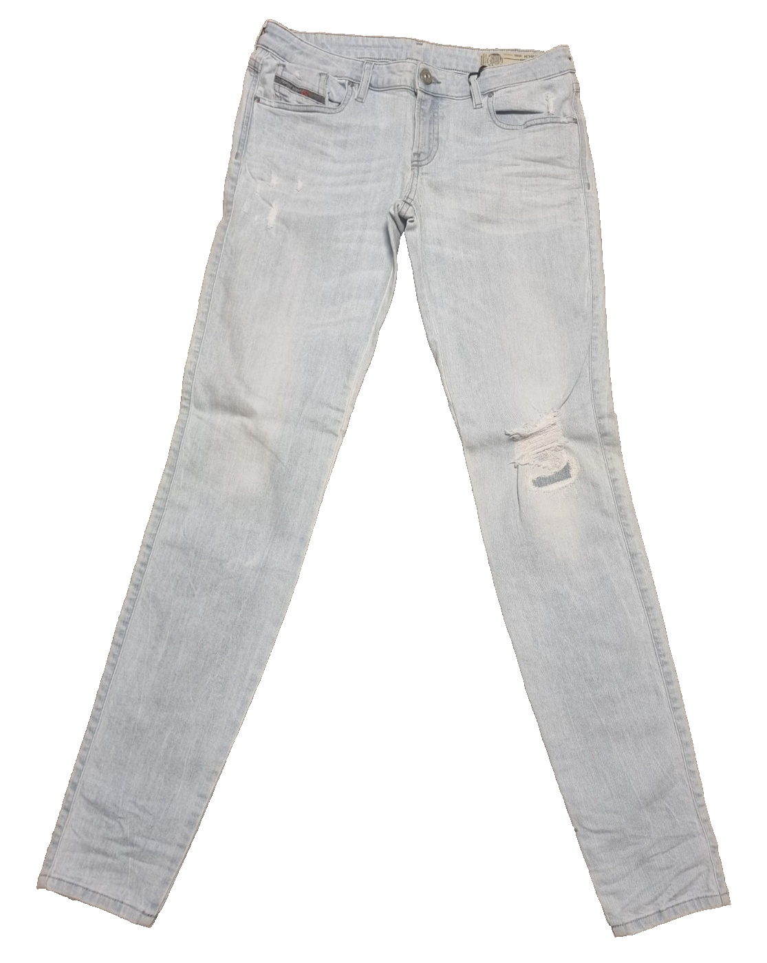 DIESEL Damen Jeans Gracey W29 L34 Super Slim Skinny Low Waist Hellblau 0689L  M5