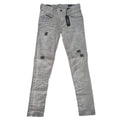 DIESEL Damen Jeanshose BELTHY 00SSSJ 0676M Regular Slim Straight Leg Low Waist