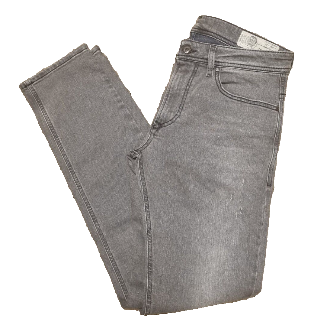 DIESEL Herren Jeans Thavar-XP Grau W30 L32 | Slim Skinny Fit Designer Denim E3