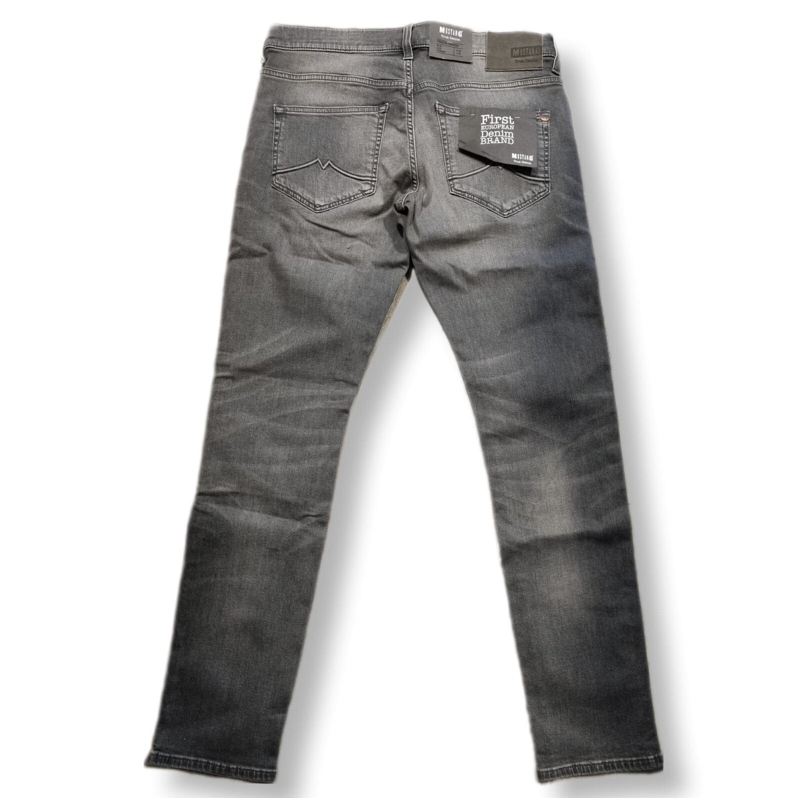 Mustang Herren Jeans Oregon Tapered Slim Fit Grau Modell 1005680 Stretch BR1E3