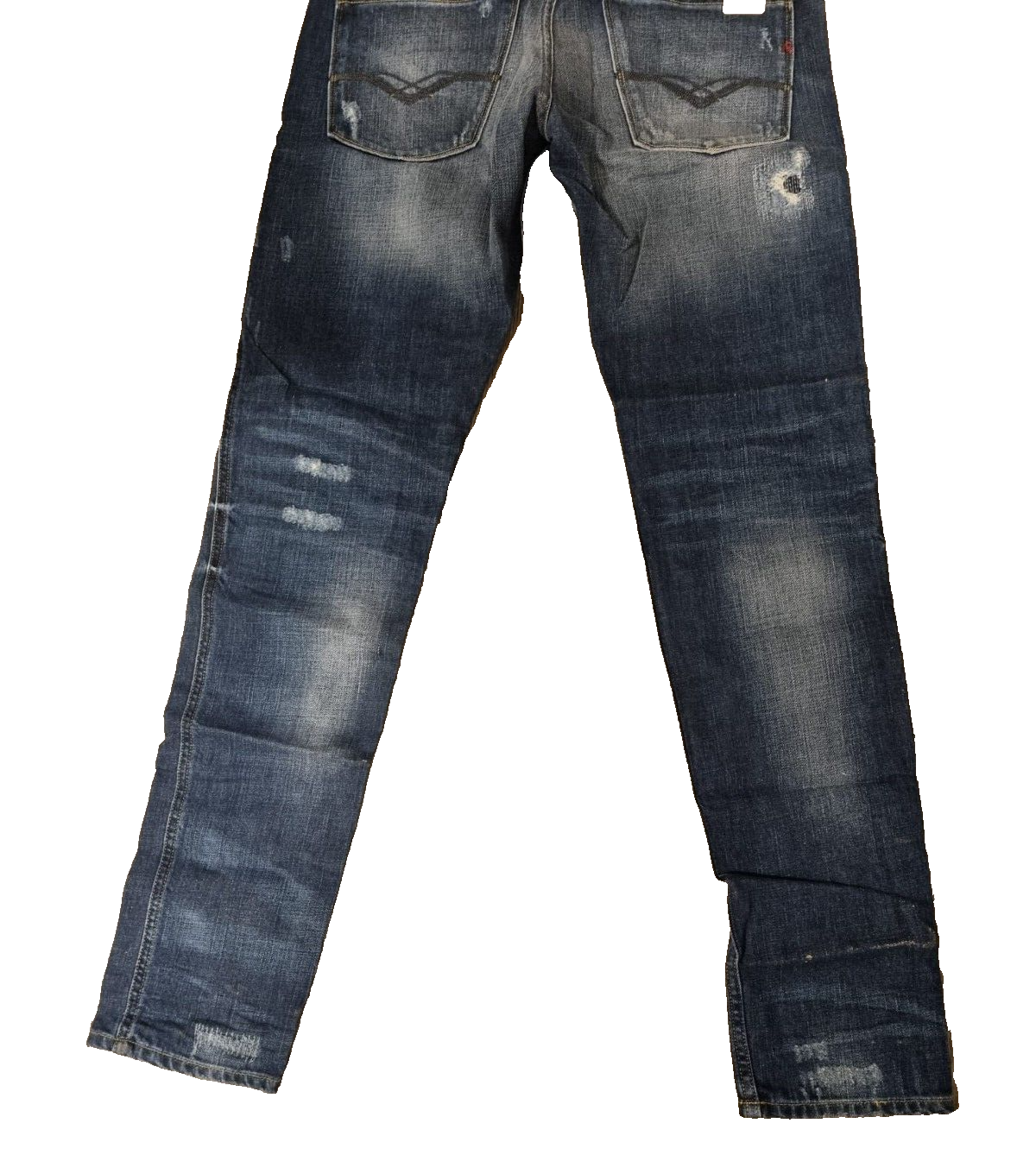 REPLAY Herren Jeans Anbass M914F W32 L32 Slim Fit Denim Blau SLR4B1