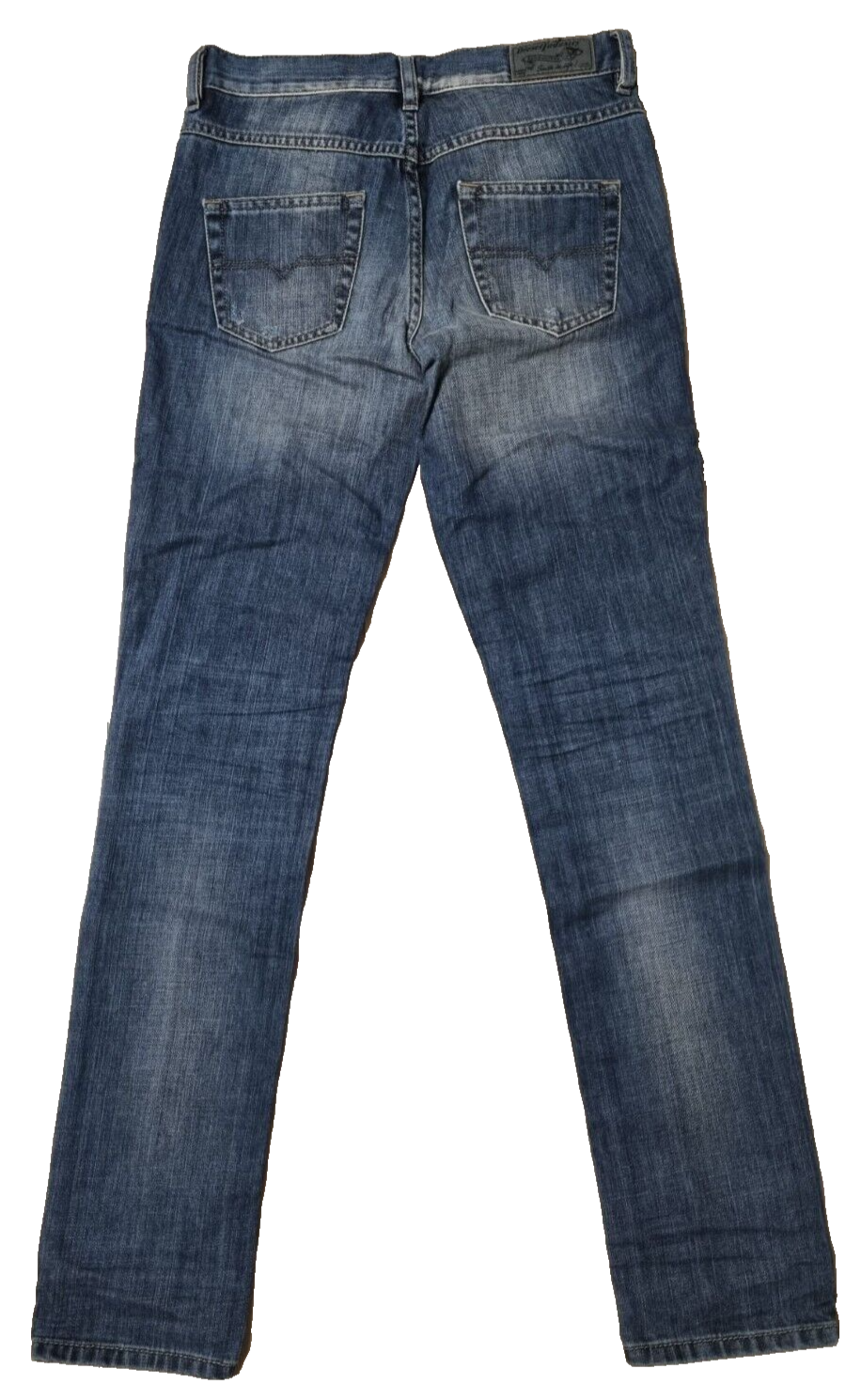 DIESEL Damen Jeans Belthy | Regular Slim Straight | Blau 0853S | W23 L30 BR1C2