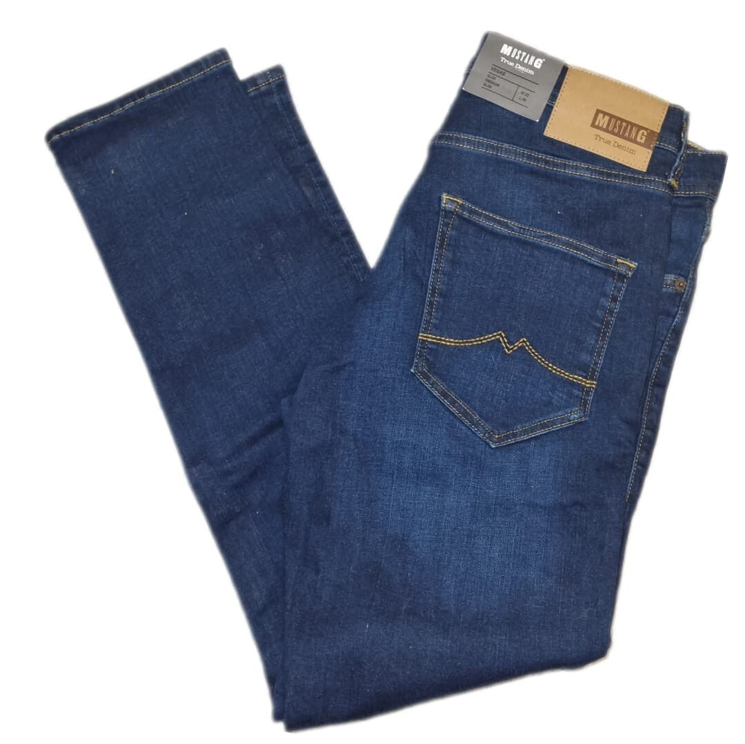 MUSTANG Herren Jeanshose VEGAS Slim Medium Slim 1005372 Jeans Blau 982