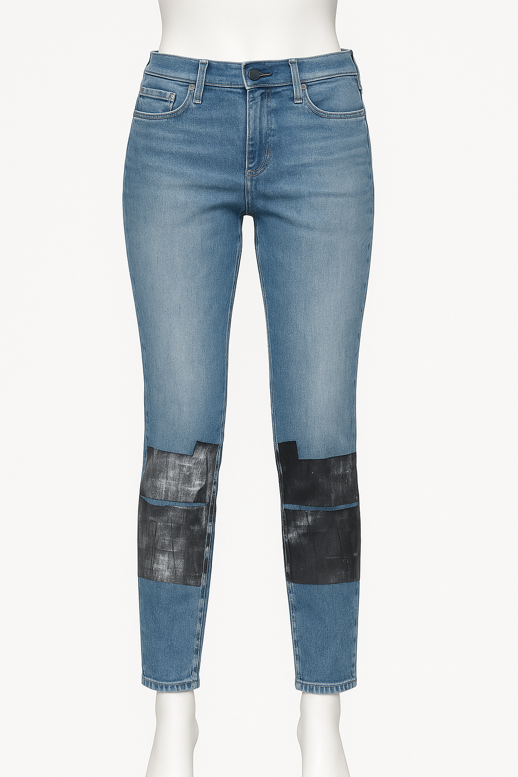 DIESEL Black Gold Damen Jeans Papryl-A Straight Fit Blau W33 L30 Made Italy M1