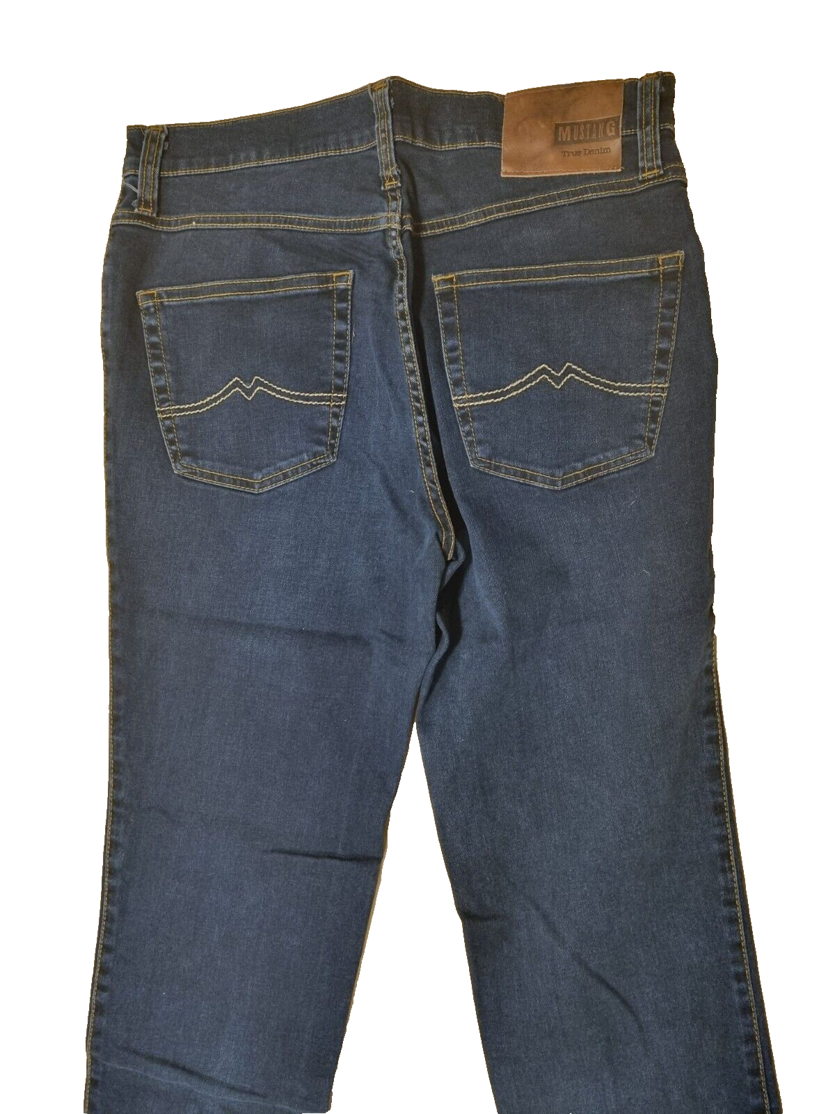 MUSTANG Herren Jeans Tramper Tapered W33 L34 Slim Medium Tapered Blau Denim D6