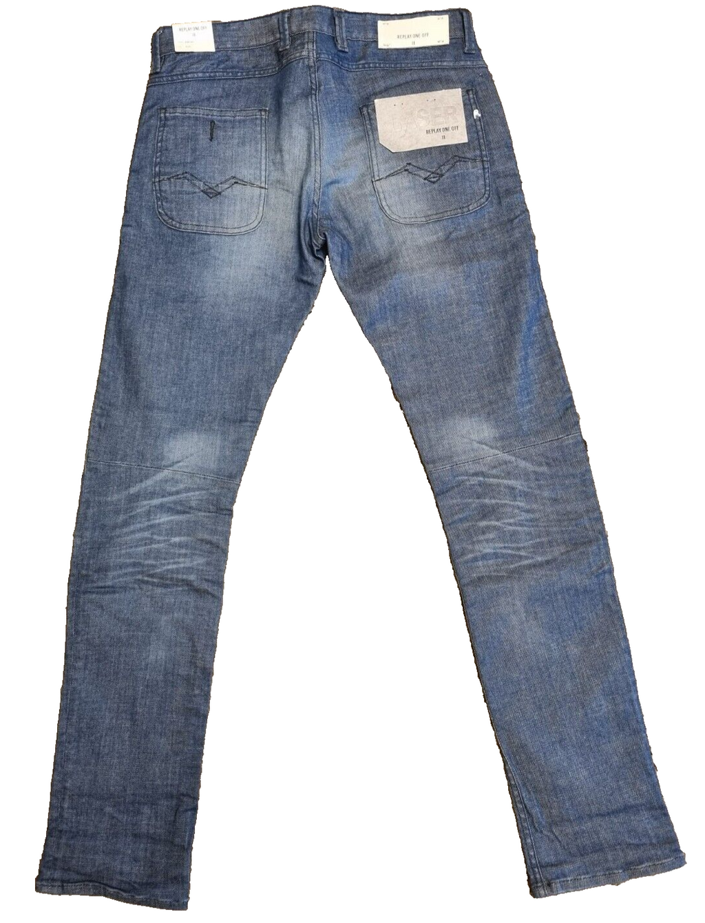 REPLAY Herren Jeans "Replay One Off II" Amhal W30 L32 Blau DM900 Denim BR3E1
