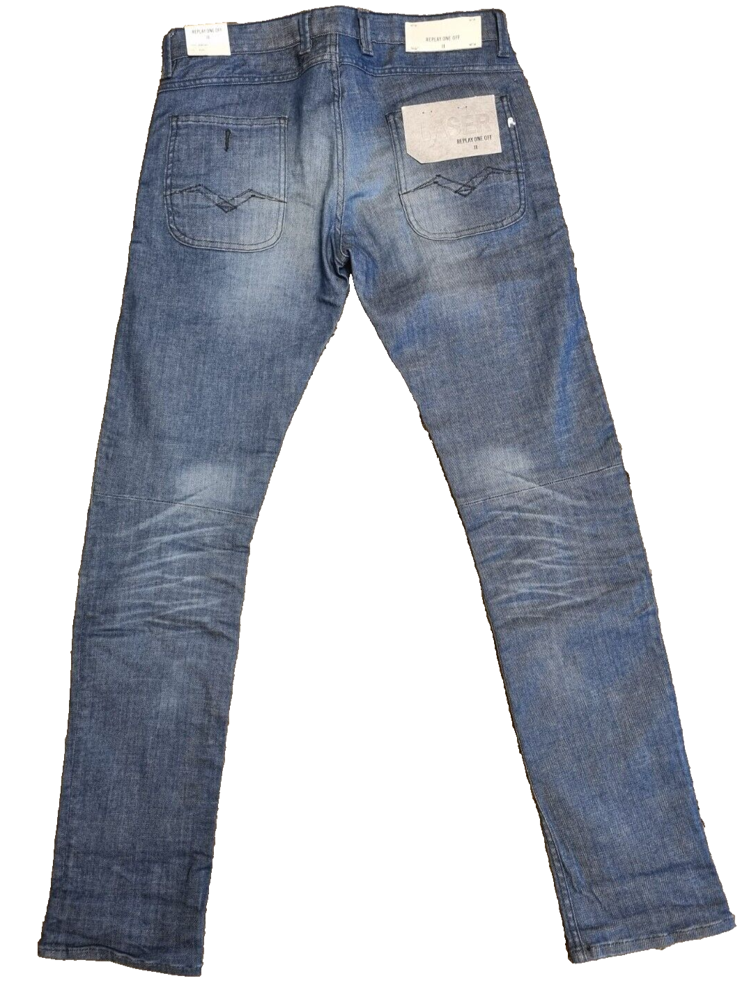 REPLAY Herren Jeans "Replay One Off II" Amhal W30 L32 Blau DM900 Denim BR3E1