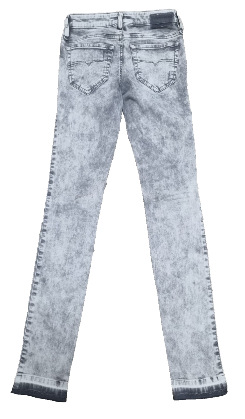 DIESEL Damen Jeans Skinzee-Low-C 00SY3Q 0679S Grau Stretch Super Slim W23 L30 M4