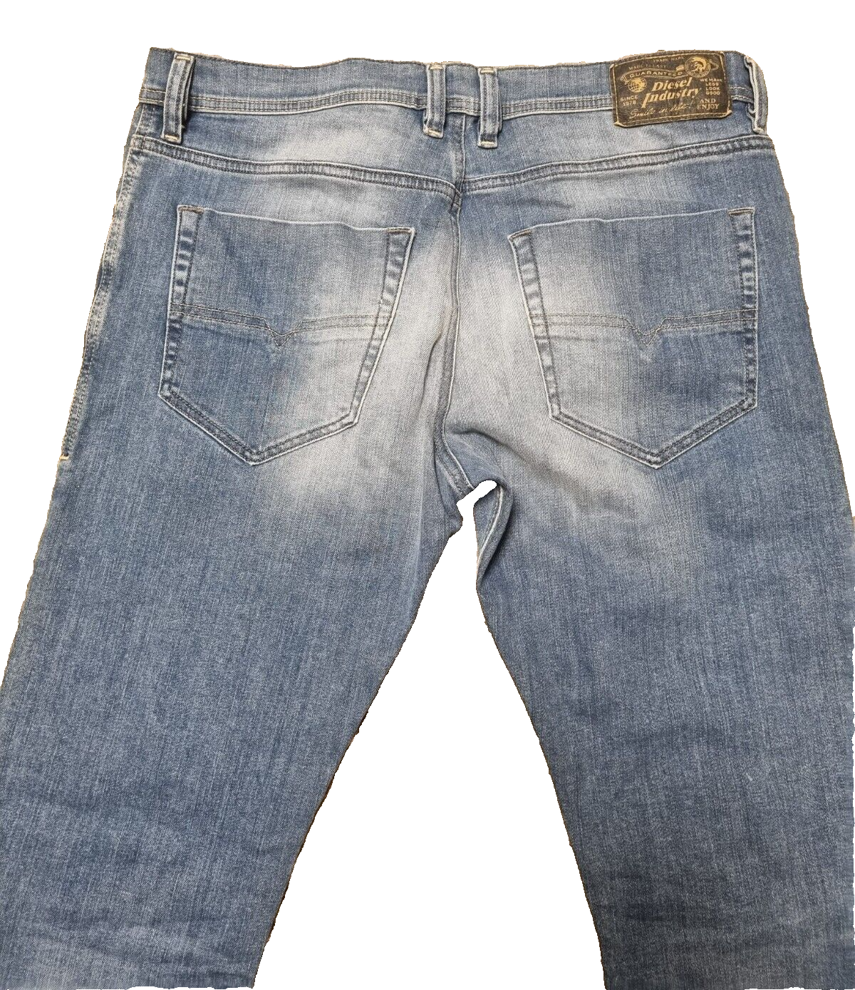 Diesel Herren Jeans Tepphar W34 L32 - Slim Carrot Stretch, Blau Jeanshose T2-1