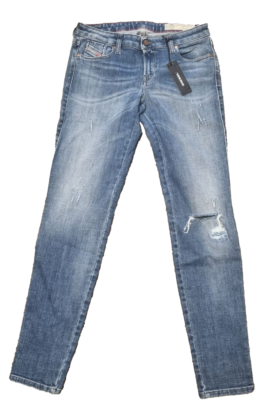 DIESEL Damen Jeans Gracey W28 L32 Blau 084GL Low Waist Skinny Fit  Denim T16