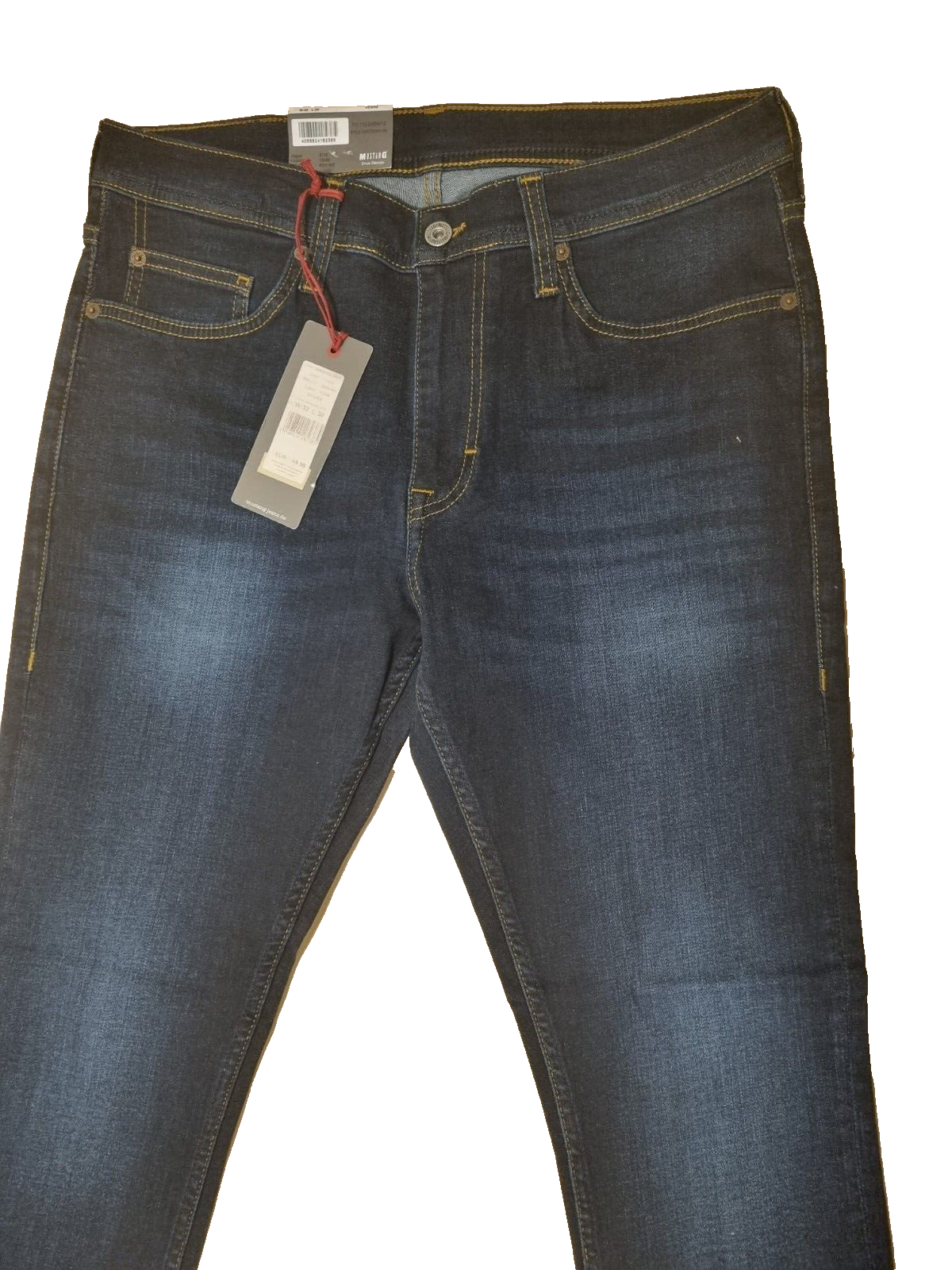 Mustang Herren Jeans Vegas W32/L30 Slim Medium Slim Fit Denim Blau Tapered D6