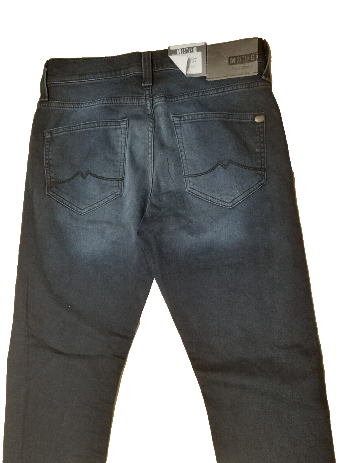 Mustang Herren Jeans Oregon Tapered K W30 L30 Slim Low Tapered - Dunkel Blau D4