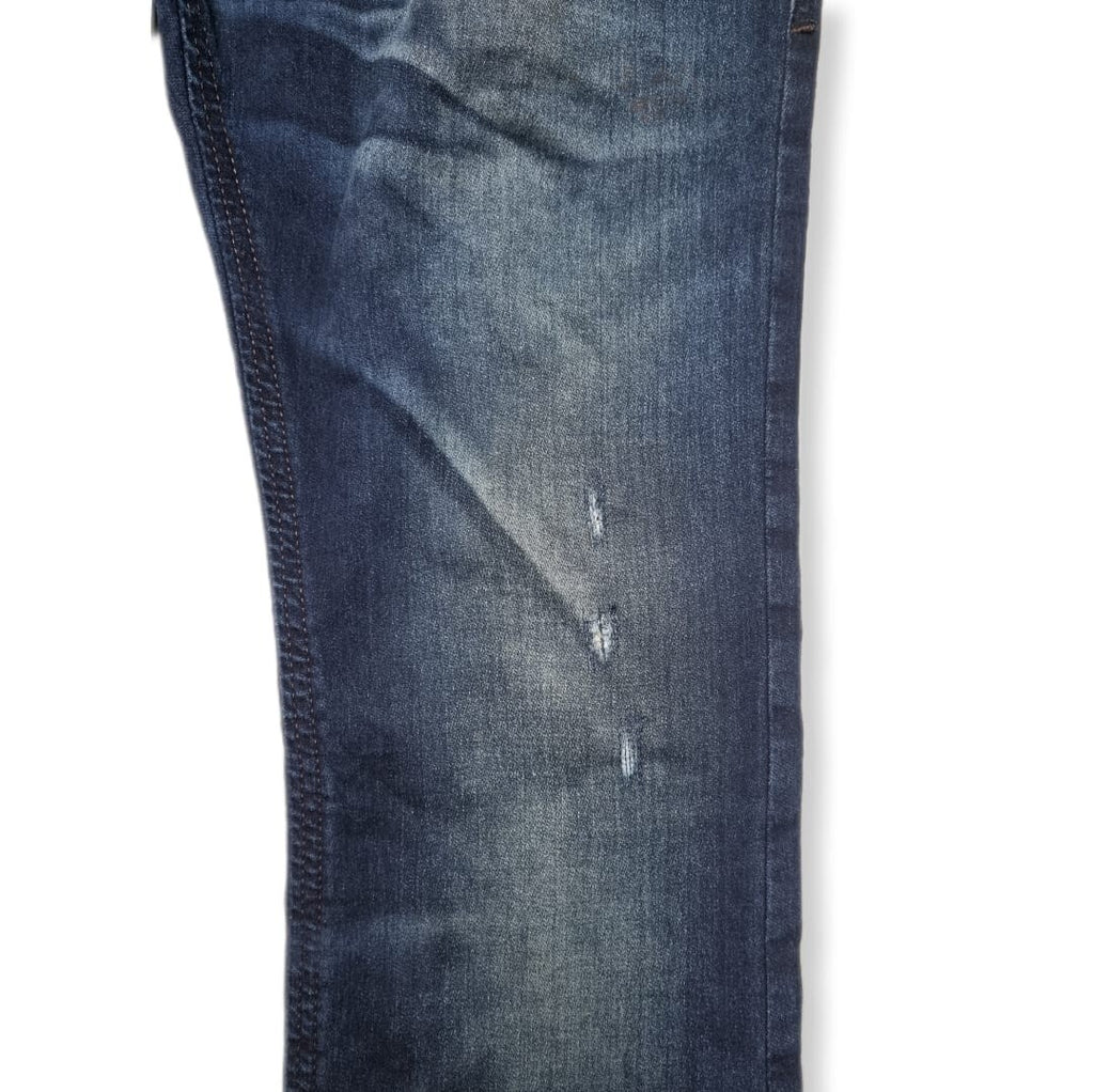 DIESEL Herren Jeans Slim Blau Washed Jogg Thavar-ne 28|32 Stretch-Denim W28 L32