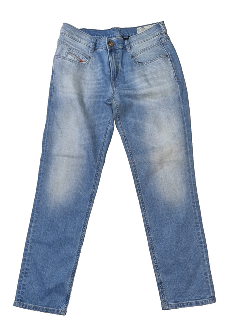 DIESEL Damen Jeans Belthy-Ankle 00SUKH084CU W25 L32 Blau | Slim Straight