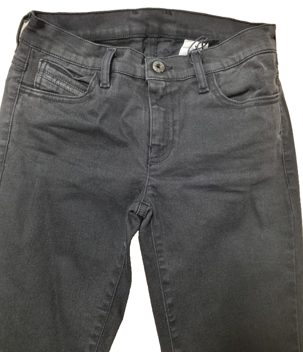 DIESEL Damen Jeans Black Gold W24 | Prototyp Seltenes Einzelstück Made in IT K7