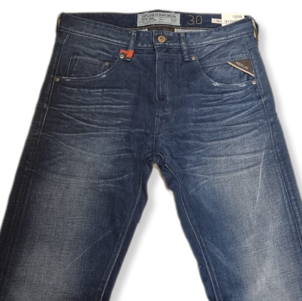Replay Herren Jeans Masig MA919 – Slim Fit Tapered – Blau W30 W31 W32