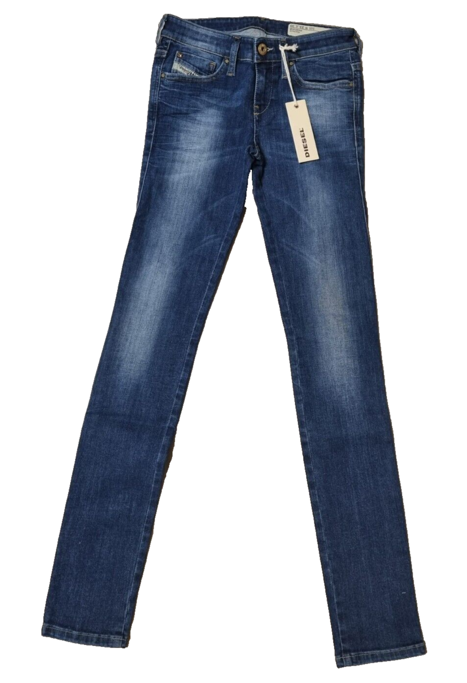 DIESEL Damen Jeans Skinzee-Low 00S54N 0826F | Super Slim Skinny | Blau | W23 L30