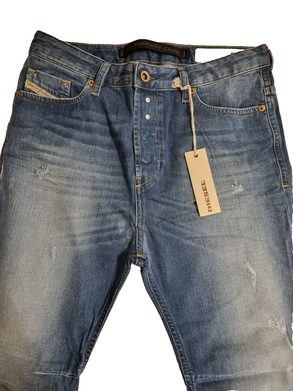 DIESEL Damen Jeans Eazee 00S8NC 0830W Relaxed Boyfriend Low Waist W26 L32 E5