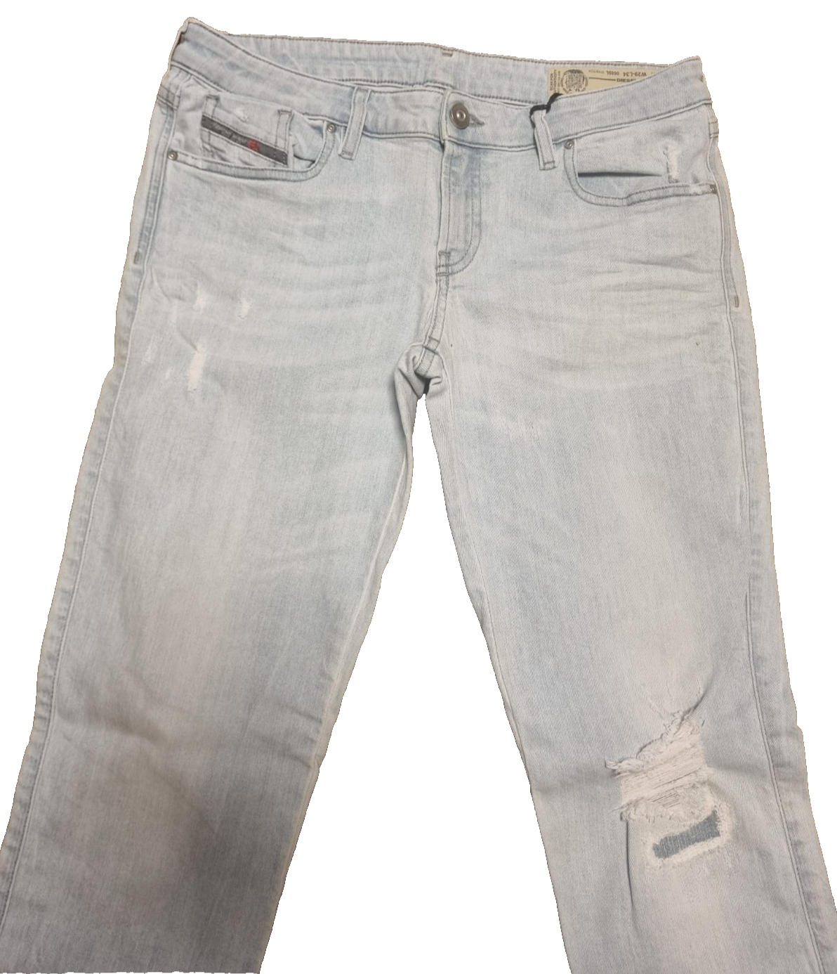 DIESEL Damen Jeans Gracey W29 L34 Super Slim Skinny Low Waist Hellblau 0689L  M5