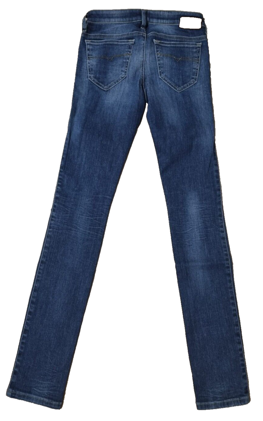 DIESEL Damen Jeans Skinzee-Low 00S54N 0826F | Super Slim Skinny | Blau | W23 L30
