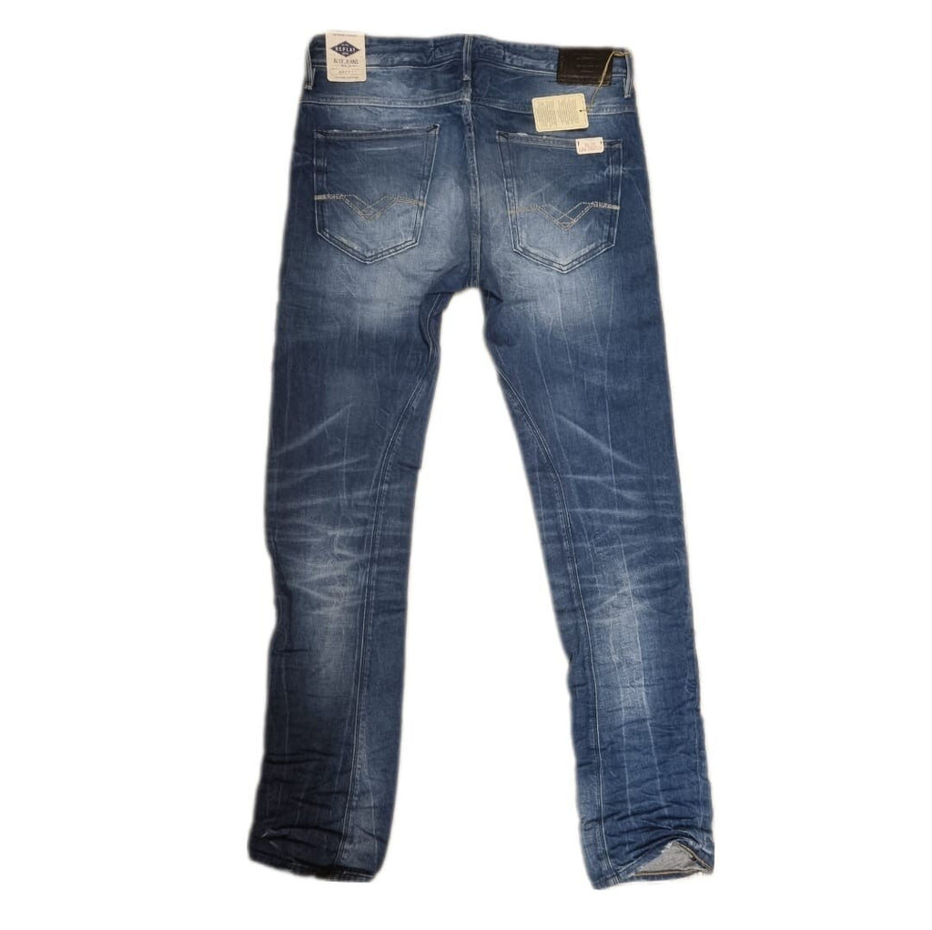 Replay Herren Jeans Arrott - MA954Q - Slim Fit Blau W30 W31 W32 Jeanshose Denim