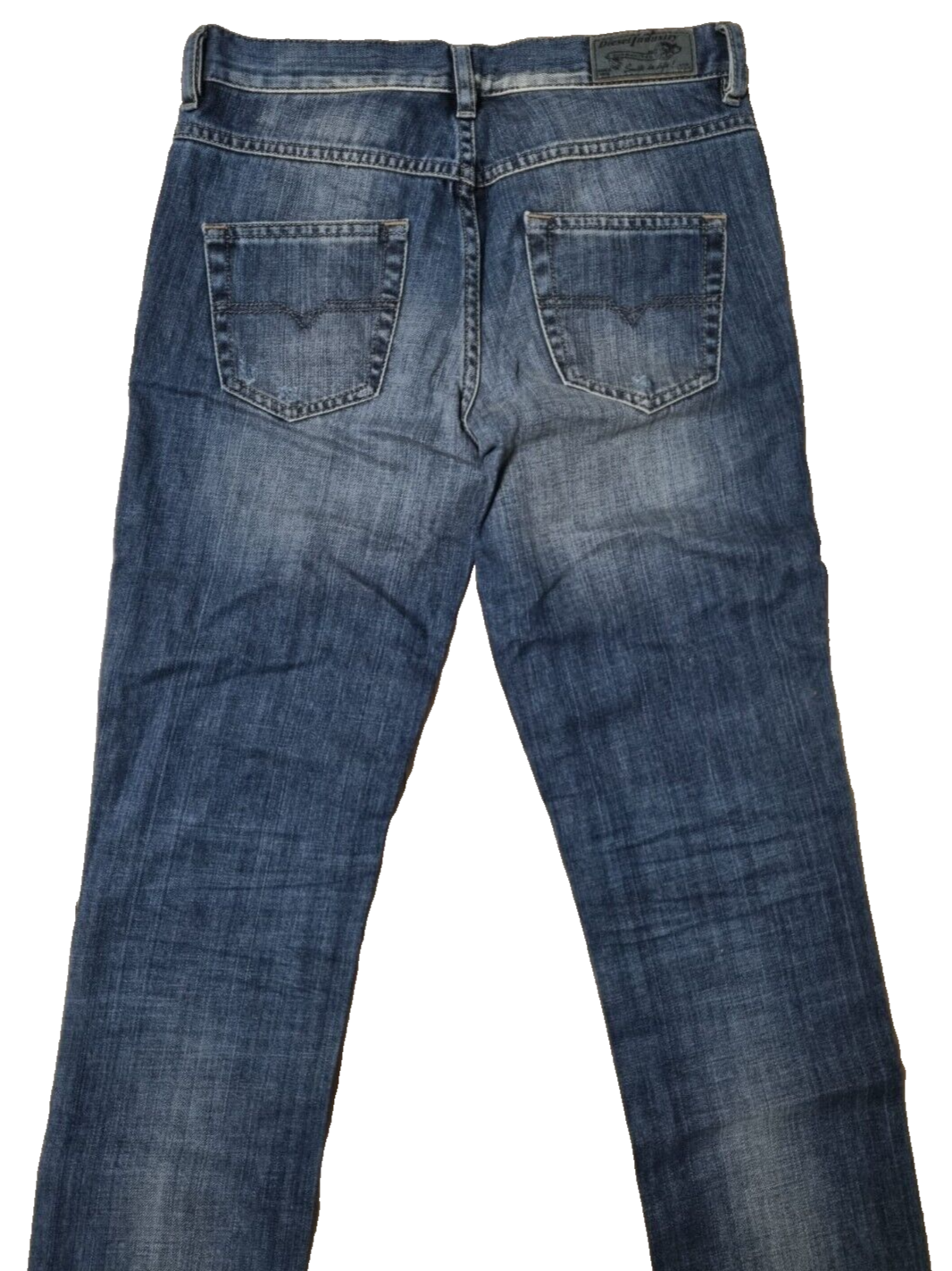 DIESEL Damen Jeans Belthy | Regular Slim Straight | Blau 0853S | W23 L30 BR1C2