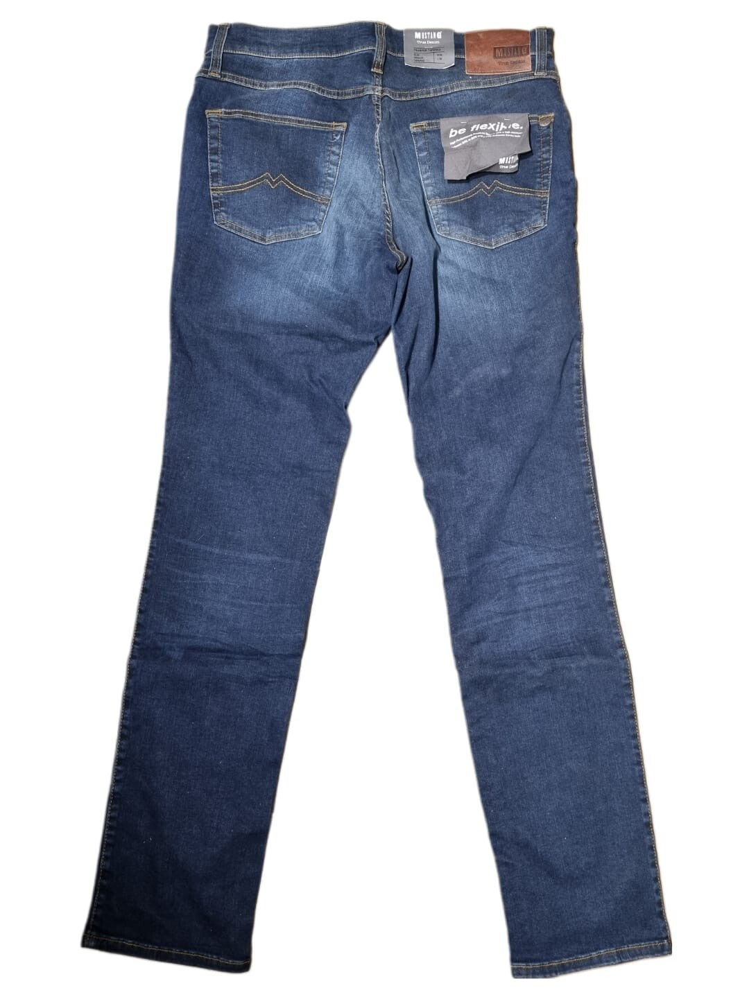 MUSTANG Herren Jeans Tramper Tapered W36 L36 Dunkelblau Jeanshose BR2E1