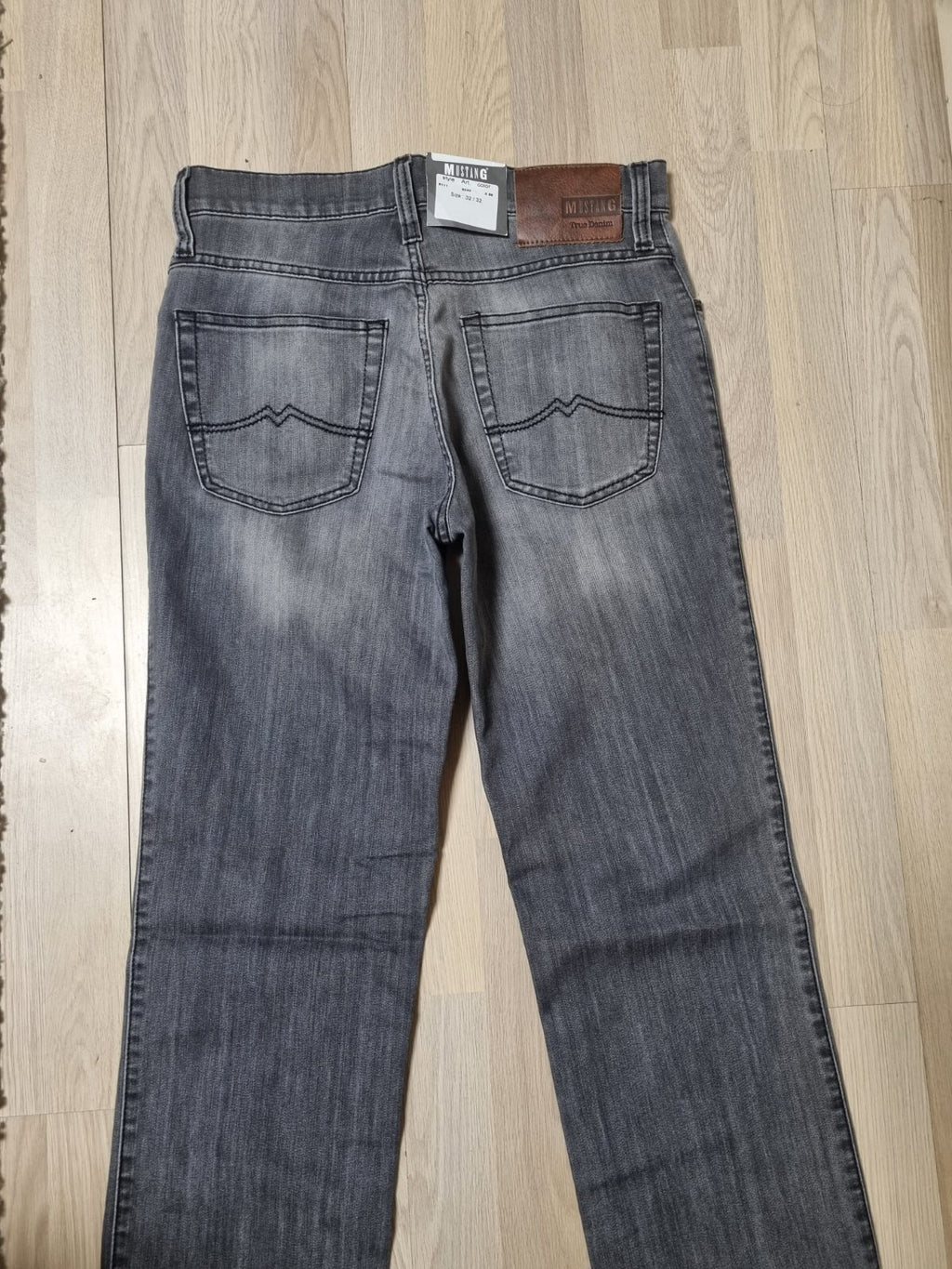 MUSTANG Herren Jeans Oklahoma Grau| Slim Medium Straight | W32 L32 | BR1C1