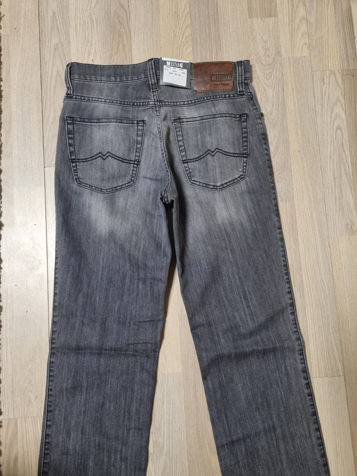 MUSTANG Herren Jeans Oklahoma Grau| Slim Medium Straight | W32 L32 | BR1C1
