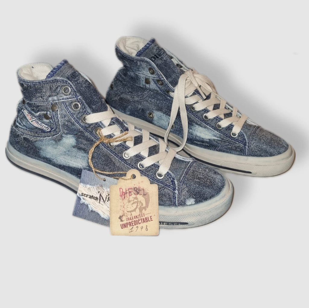 Diesel Herren Sneaker Exposure I - Y00023 P0610 T6071 - China Blue Denim EU 40