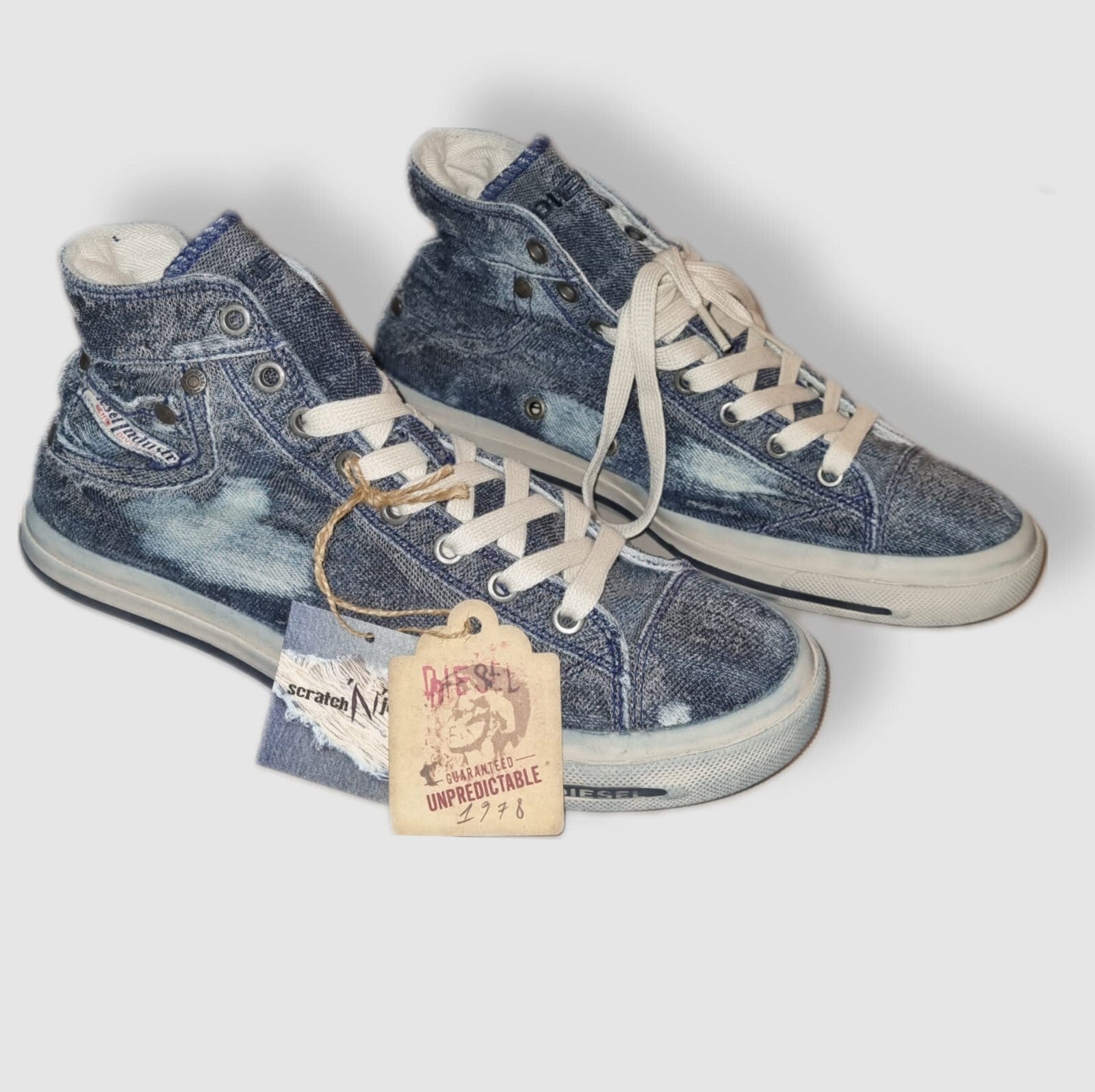 Diesel Herren Sneaker Exposure I - Y00023 P0610 T6071 - China Blue Denim EU 40