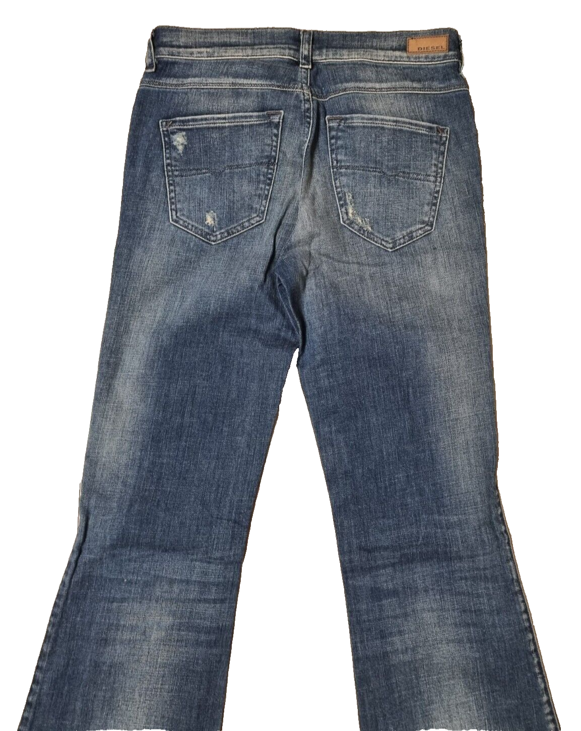 DIESEL Damen Jeans Sandy-B 00SNY3 084BI | Regular Slim Bootcut | Blau | W26 L32