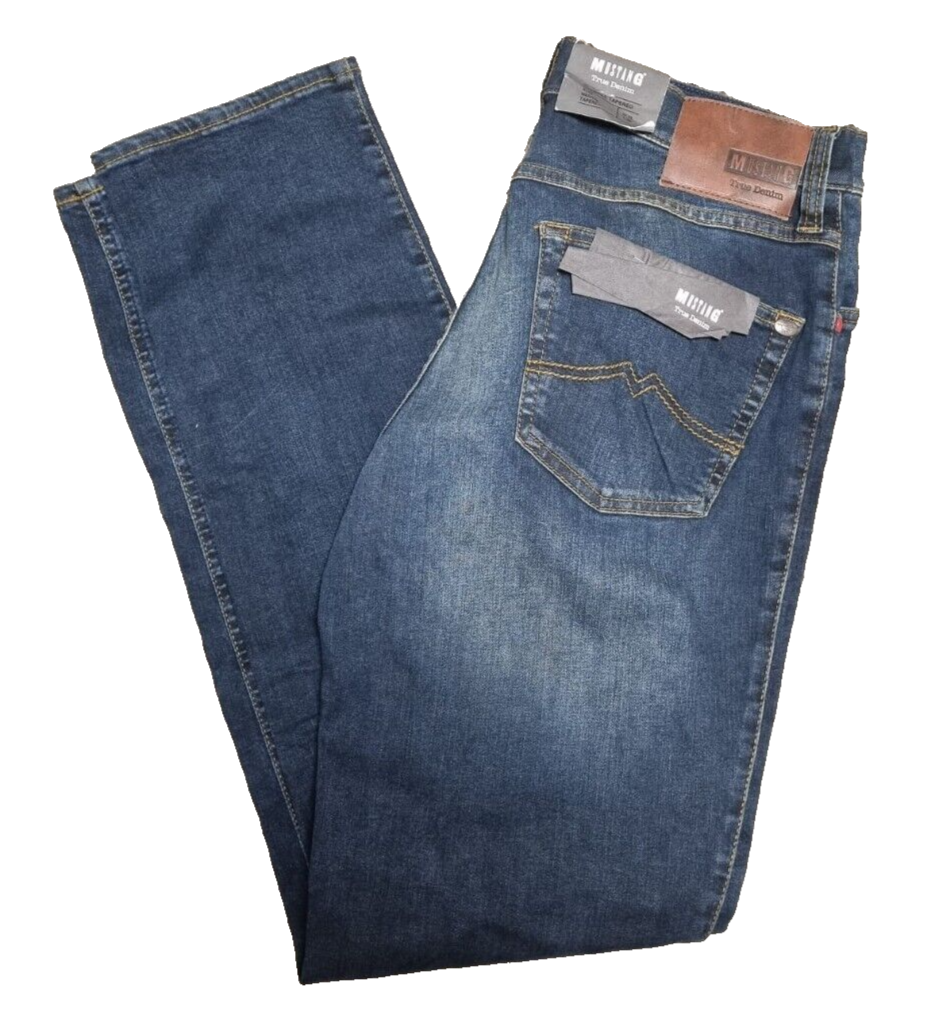 MUSTANG Tramper Tapered Herren Jeans Denim Jeanshose W33 L34 Slim Medium BR2E2