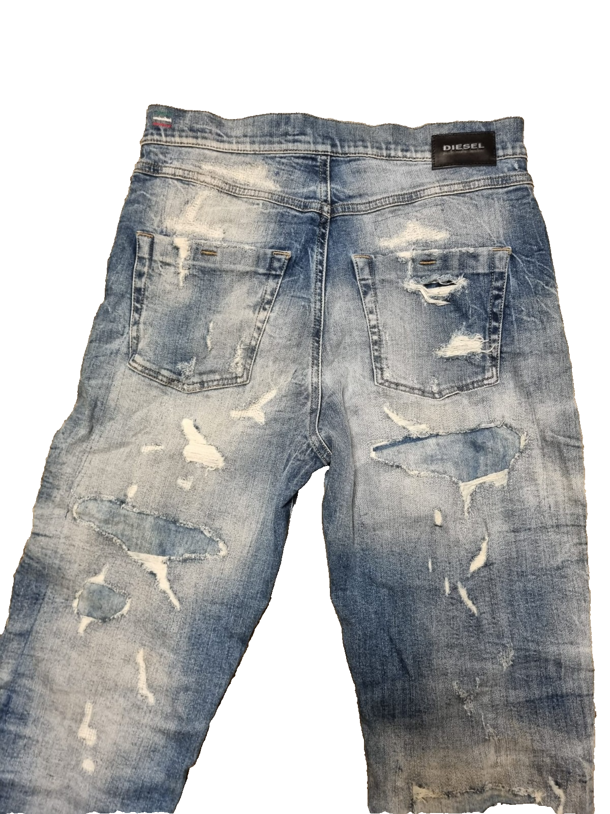 DIESEL Khali Damen Jeans W27 L32 Boyfriend Fit Blau Regular Waist M1