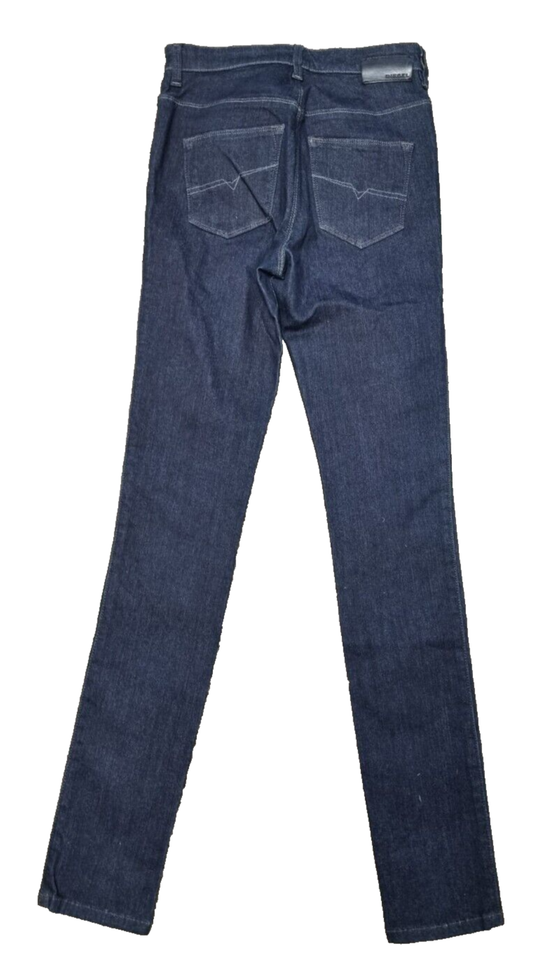 DIESEL Damen Jeans SKINZEE-HIGH W25 L30 Super Slim Skinny High Waist d Blau T15
