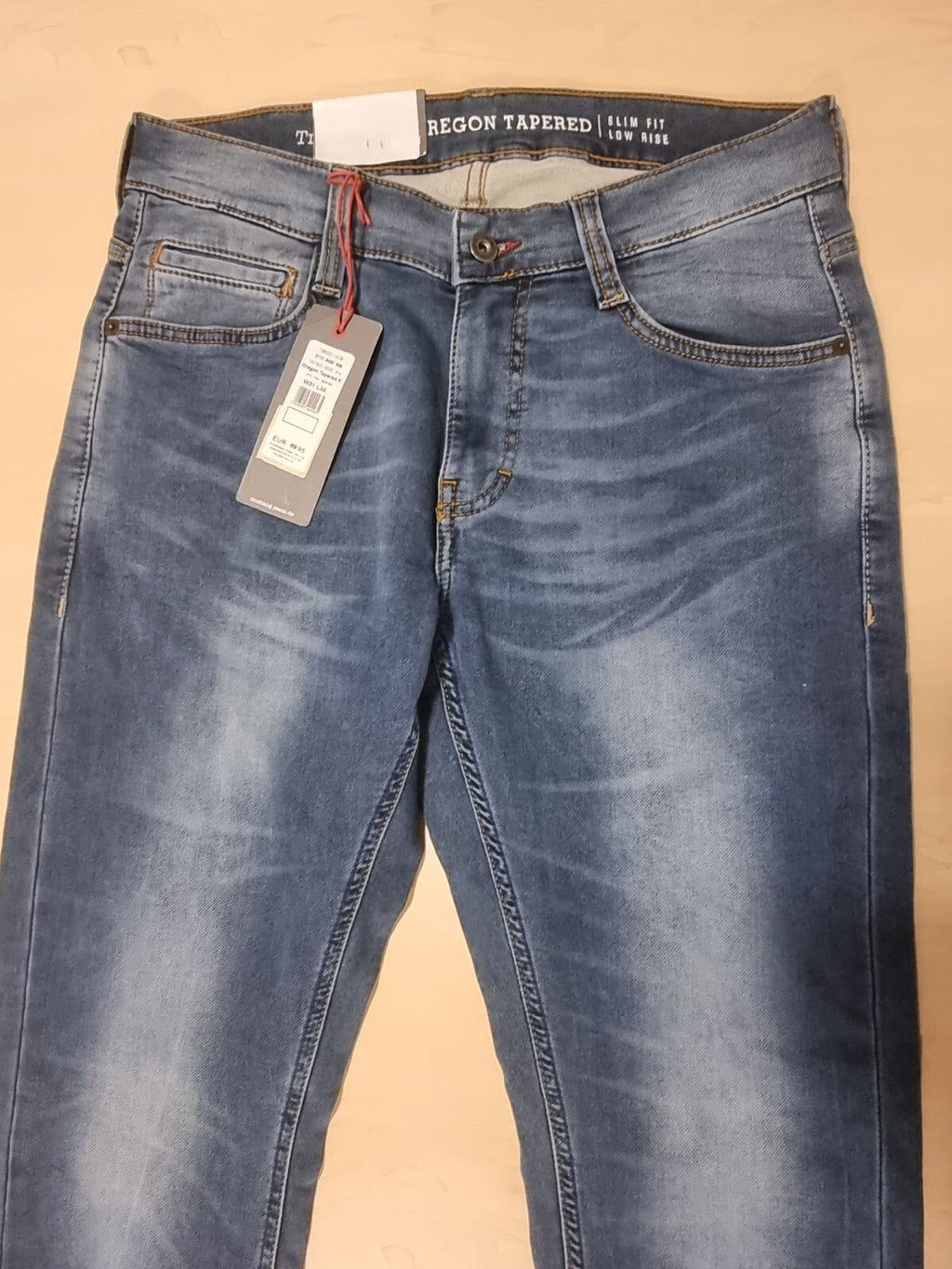 Mustang Herren Jeans Oregon Tapered K W31 L30 - Slim Low Tapered 1001902 5000 D4