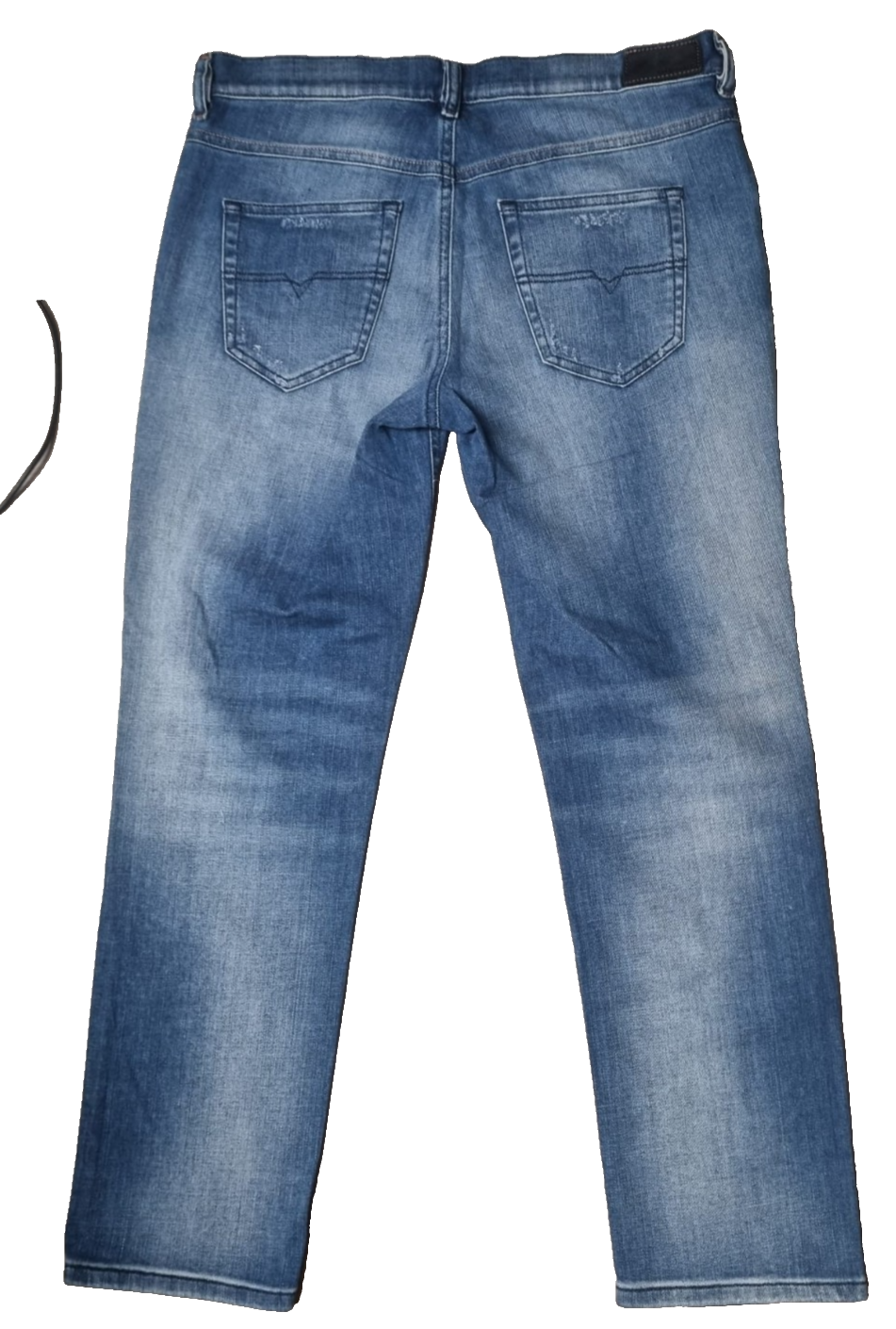 DIESEL Damen Jeans Belthy-Ankle W27 L32 Blau 00SUKI 084GQ Slim Straight