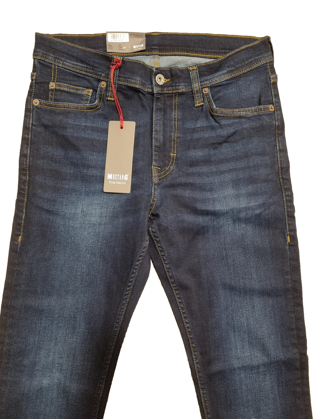 MUSTANG Herren Jeans Vegas Slim Fit Dunkelblau Stretch Denim Modell 1005372 SLR6