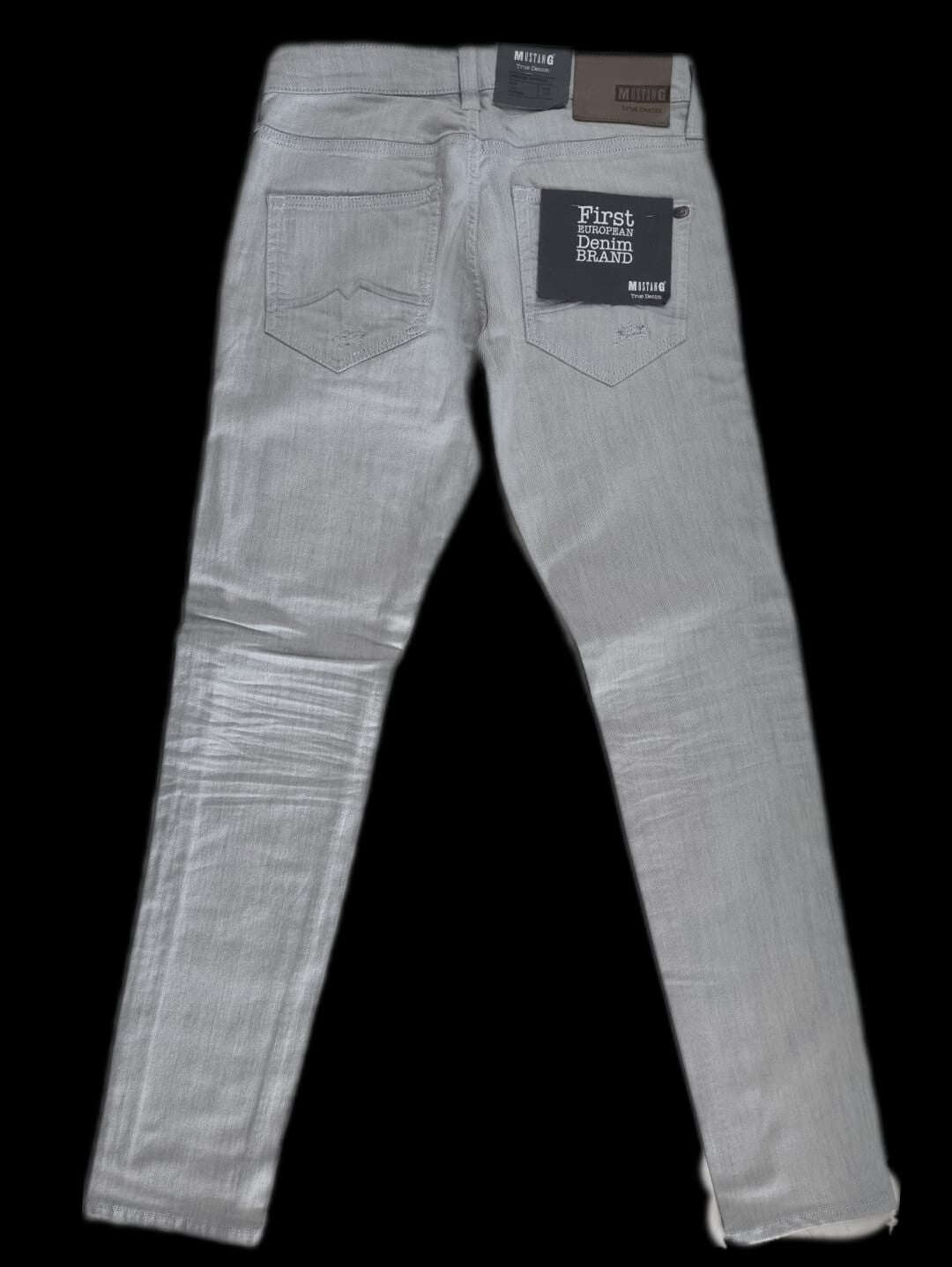 MUSTANG Herren Jeans Oregon Tapered Slim Low Rise Tapered Leg 1005683 114 Weiß