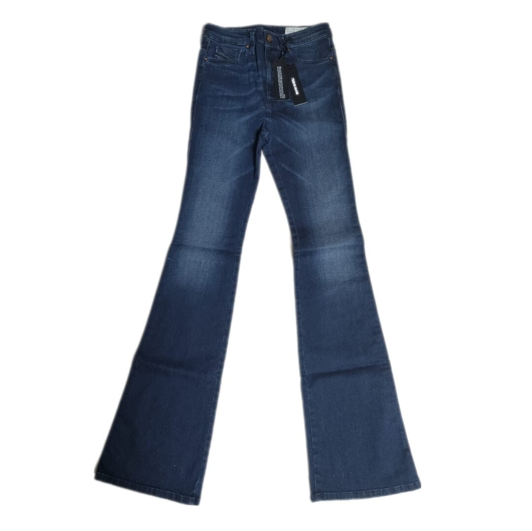 Diesel Damen Jeans Skinzee-Flare H Denim Hosen W25 L32 Jeanshose für Frauen
