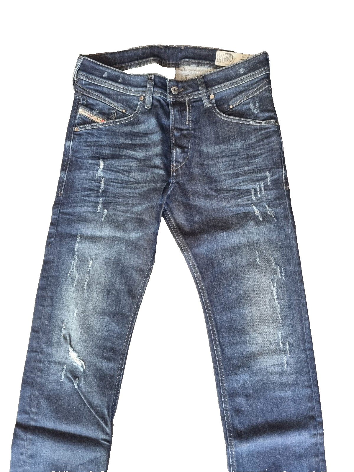 Diesel BELTHER-R Herren Jeans W28 L32 Regular Slim Tapered 00SWI1 R844T SLR7B3