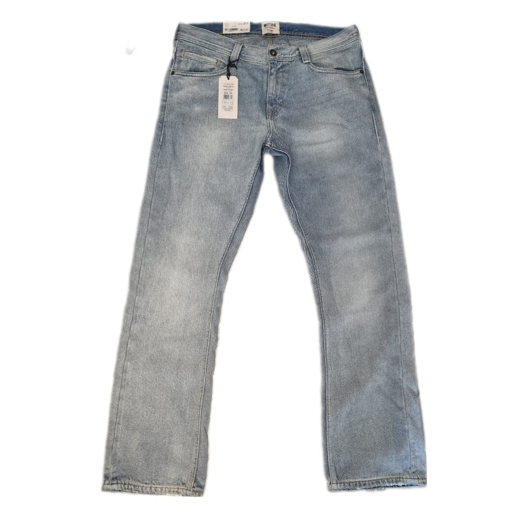 MUSTANG Herren Jeans Oregon Slim Low Straight W34 L32 Blau Mod 1006782