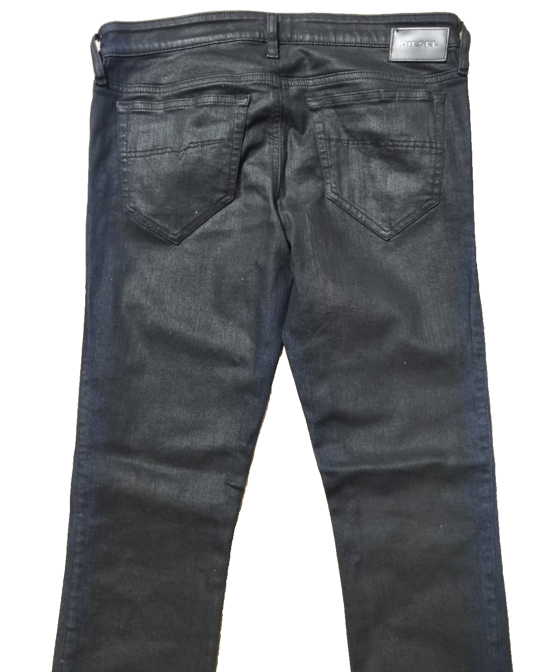 DIESEL Damen Jeans Skinzee-Low-Zip W30 L32 Super Slim Skinny Low Waist Black K4