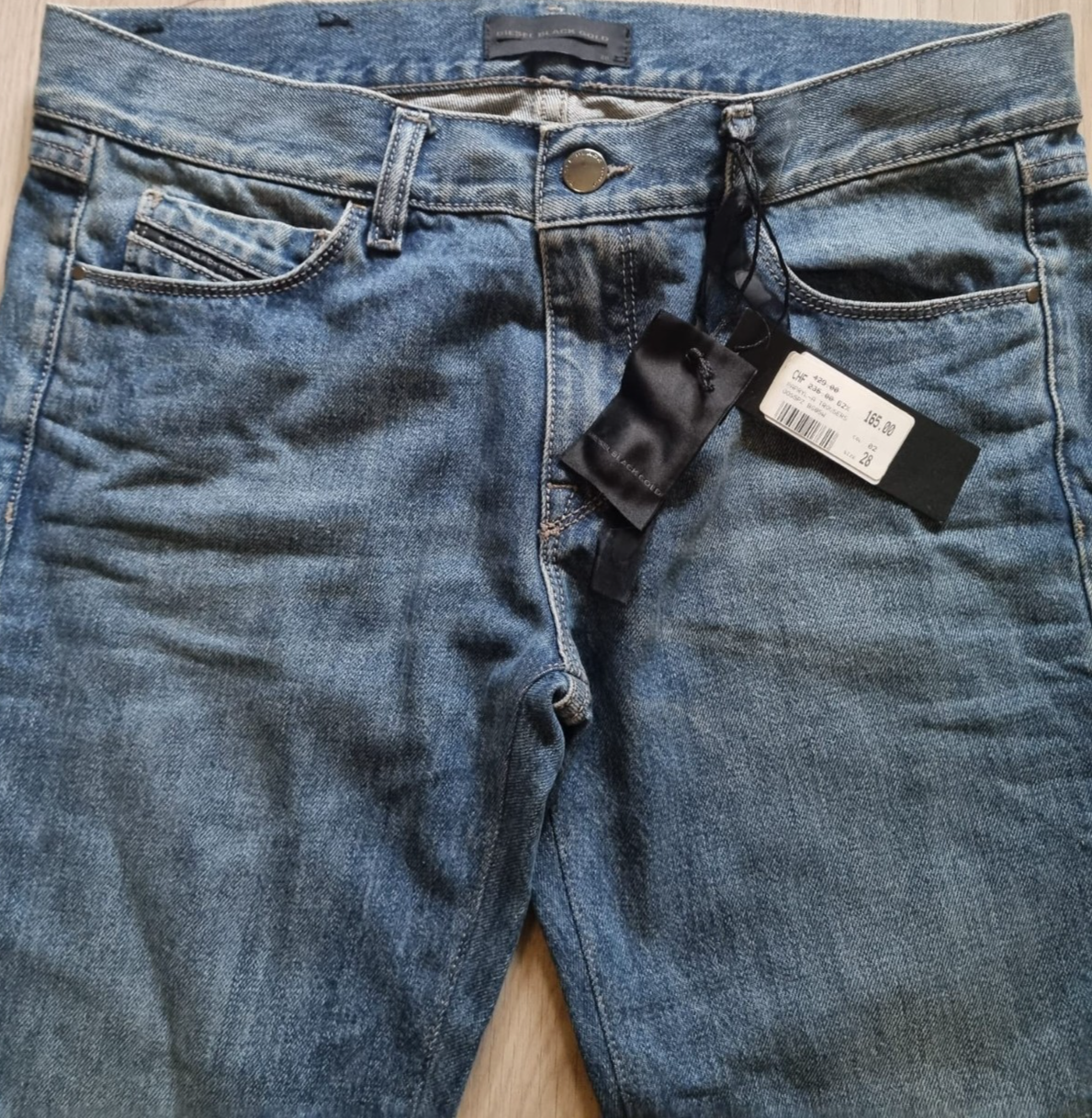 DIESEL Damen Jeans W28 BLACK GOLD Papryl-A | Premium Denim Designerjeans K6