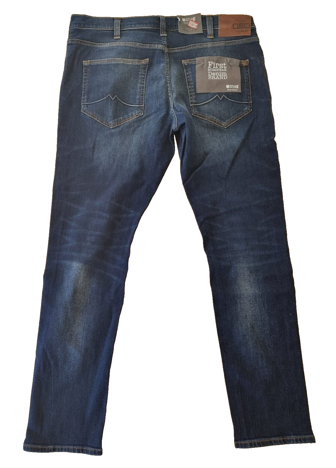 MUSTANG Herren Jeans Oregon Tapered W38 L32 | Slim Fit Low Waist Tapered Blau E6