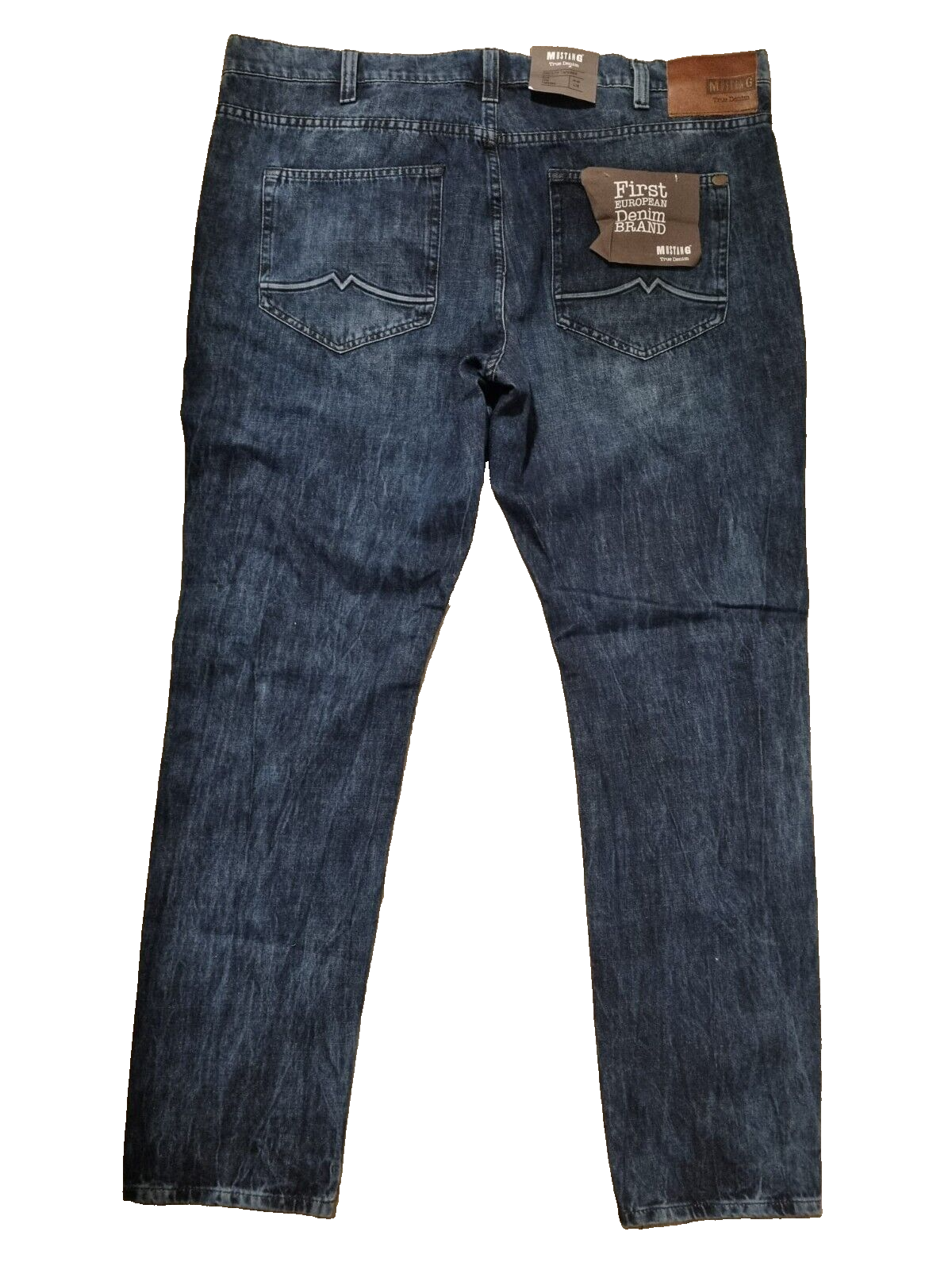 MUSTANG Herren Jeans Oregon Tapered W40 L32 Slim Low Tapered Blau Top Preis X1