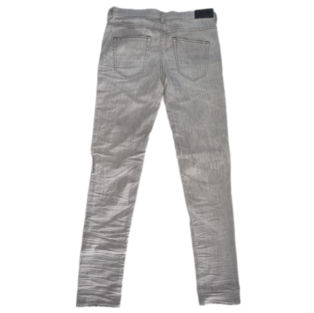 DIESEL Damen Jeanshose BELTHY 00SSSJ 0676M Regular Slim Straight Leg Low Waist