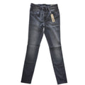 Diesel Damen Jeans Denim Hose Skinzee High Super Slim Skinny High Waist Grau