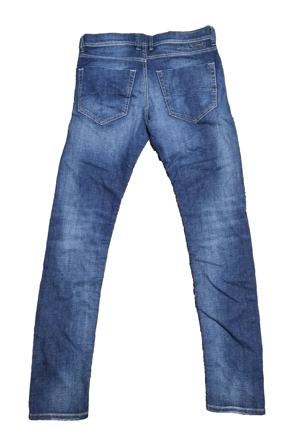 DIESEL Tepphar Herren Jeans W30 L32 Slim Carrot 00CKRI 084GR Stretch Blau M2