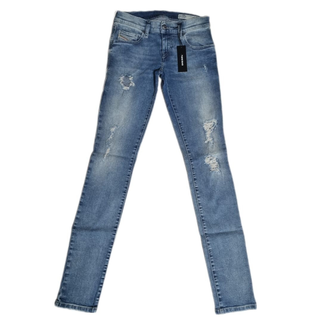 Diesel Damen Jeans Grupee W25 L32 Super Slim Skinny Low Waist R51Y8 Frauen Hose